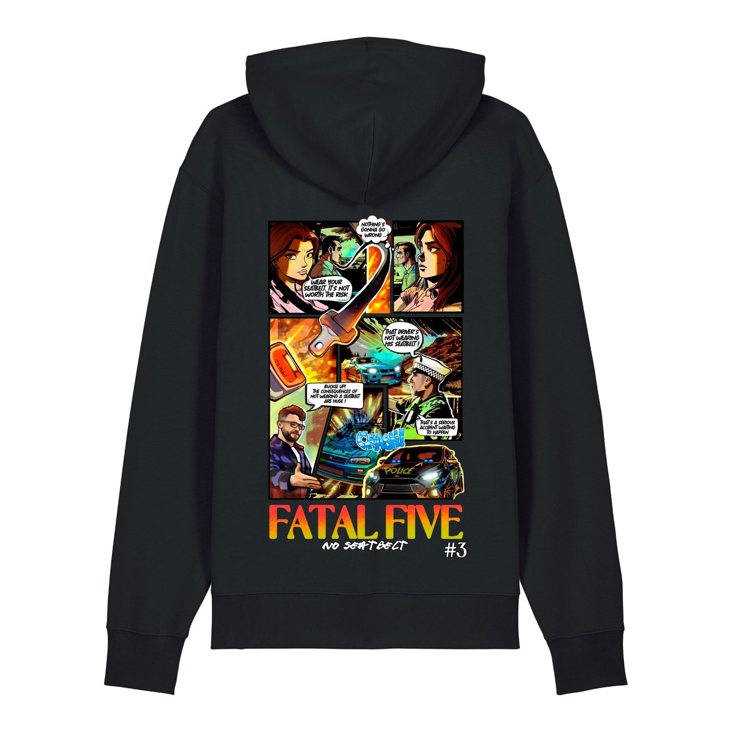 Fatal Five No Seat Belt Hoodie Black