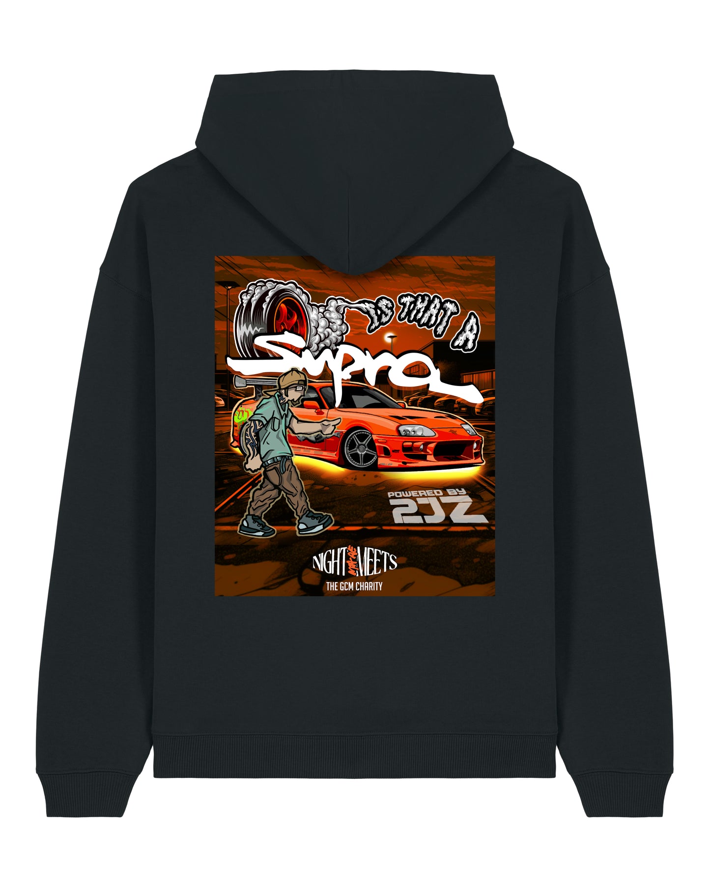 Nightmare Meets Supra Hoodie Black