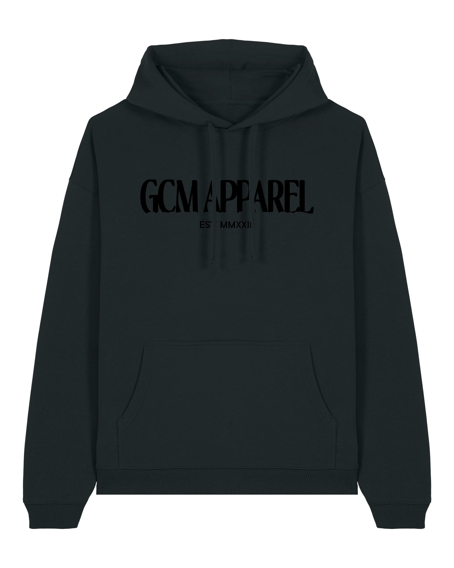 GCM Apparel Black on Black Hoodie