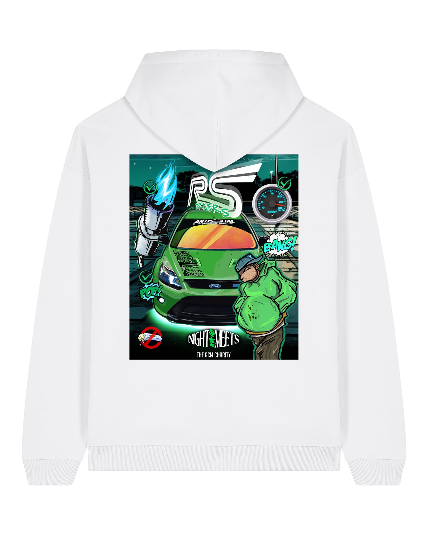 Nightmare Meets RS Hoodie White