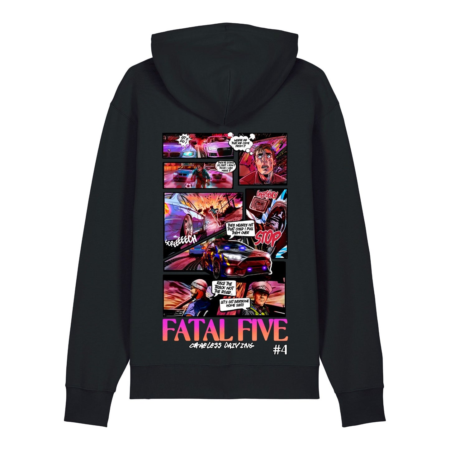 Fatal Five Careless Driving Hoodie Black