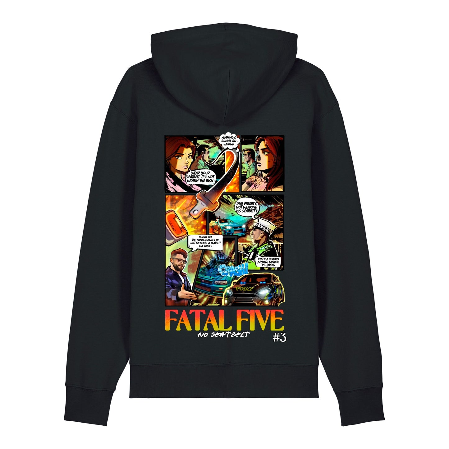 Fatal Five No Seat Belt Hoodie Black (SX705)