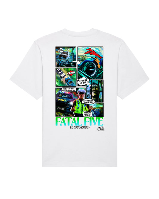 Fatal Five Speeding T-Shirt White