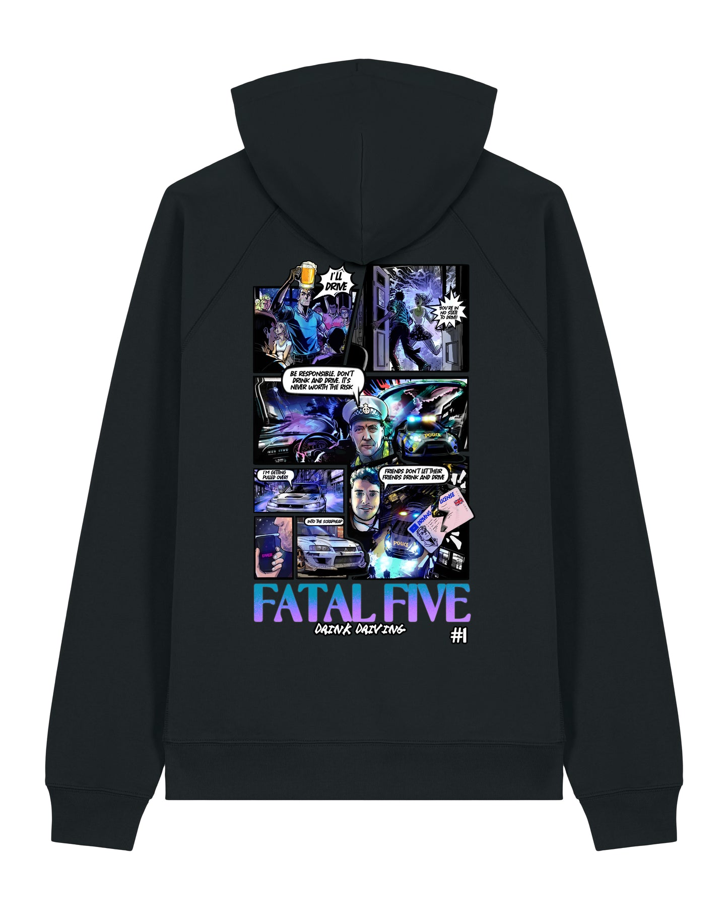 Fatal Five Drink Driving Premium Hoodie Black