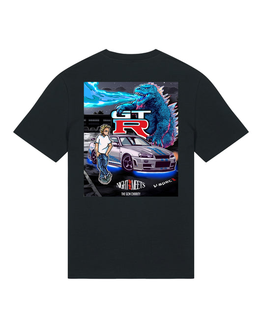 Nightmare Meets GTR T-Shirt Black (SX701)