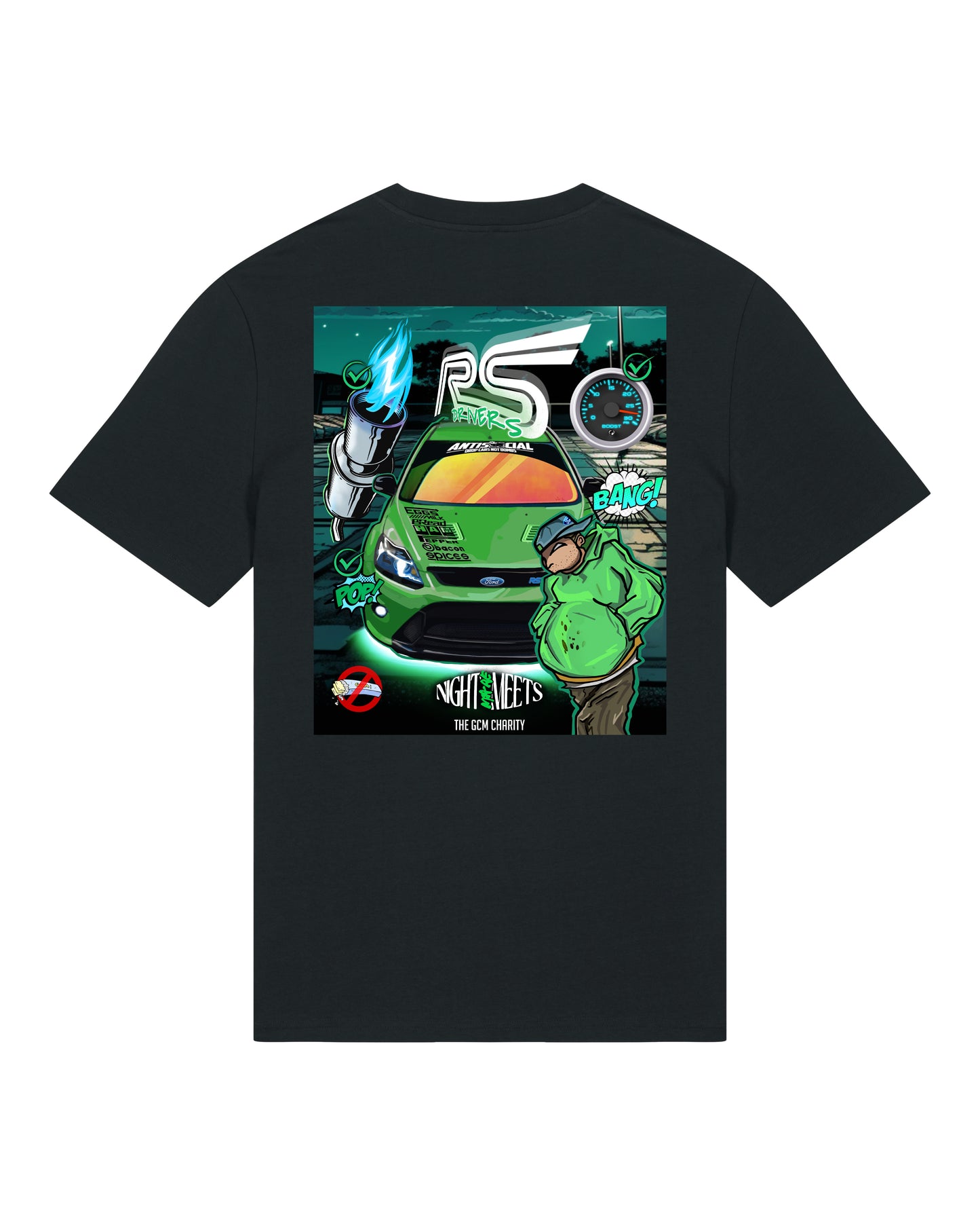 Nightmare Meets RS T-Shirt Black (SX701)