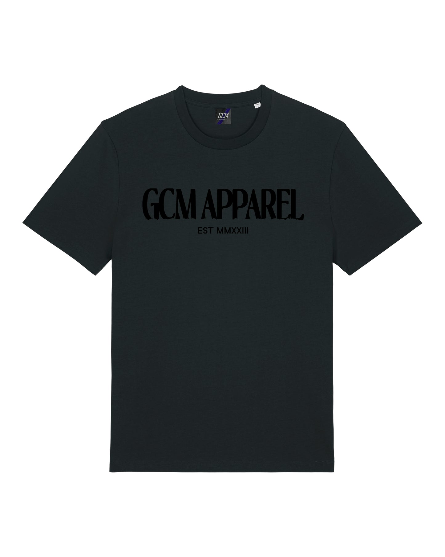 GCM Apparel Black on Black T-Shirt (SX701)