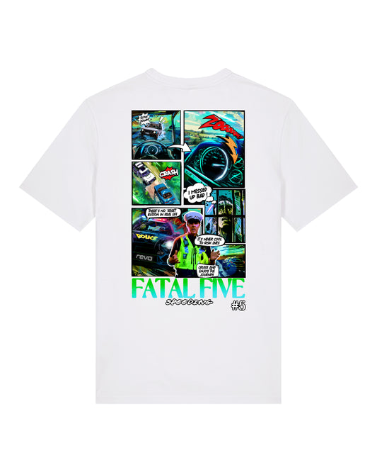 Fatal Five Speeding T-Shirt White (SX701)