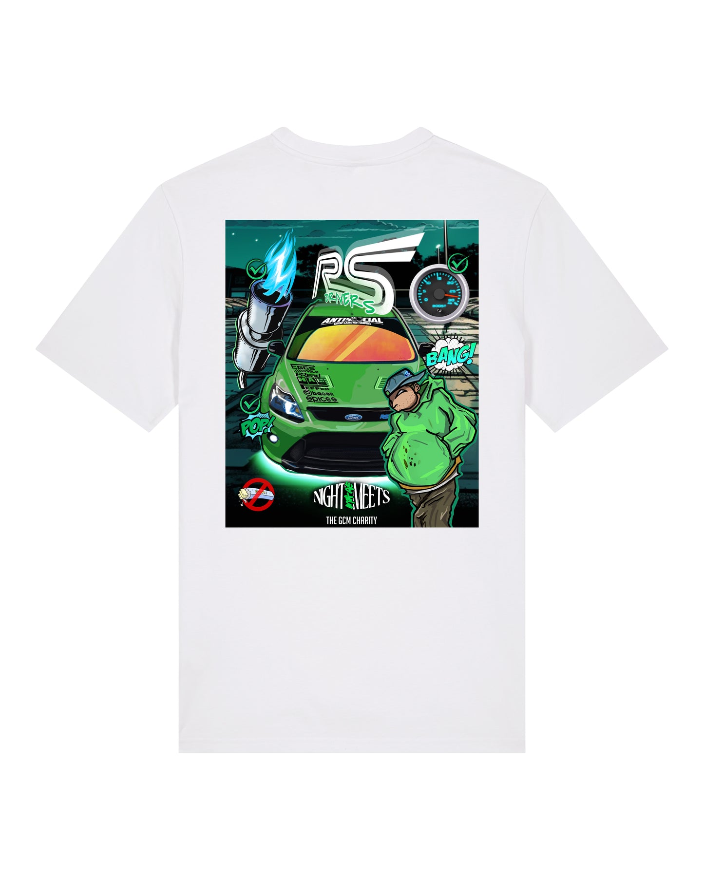 Nightmare Meets RS T-Shirt White (SX701)