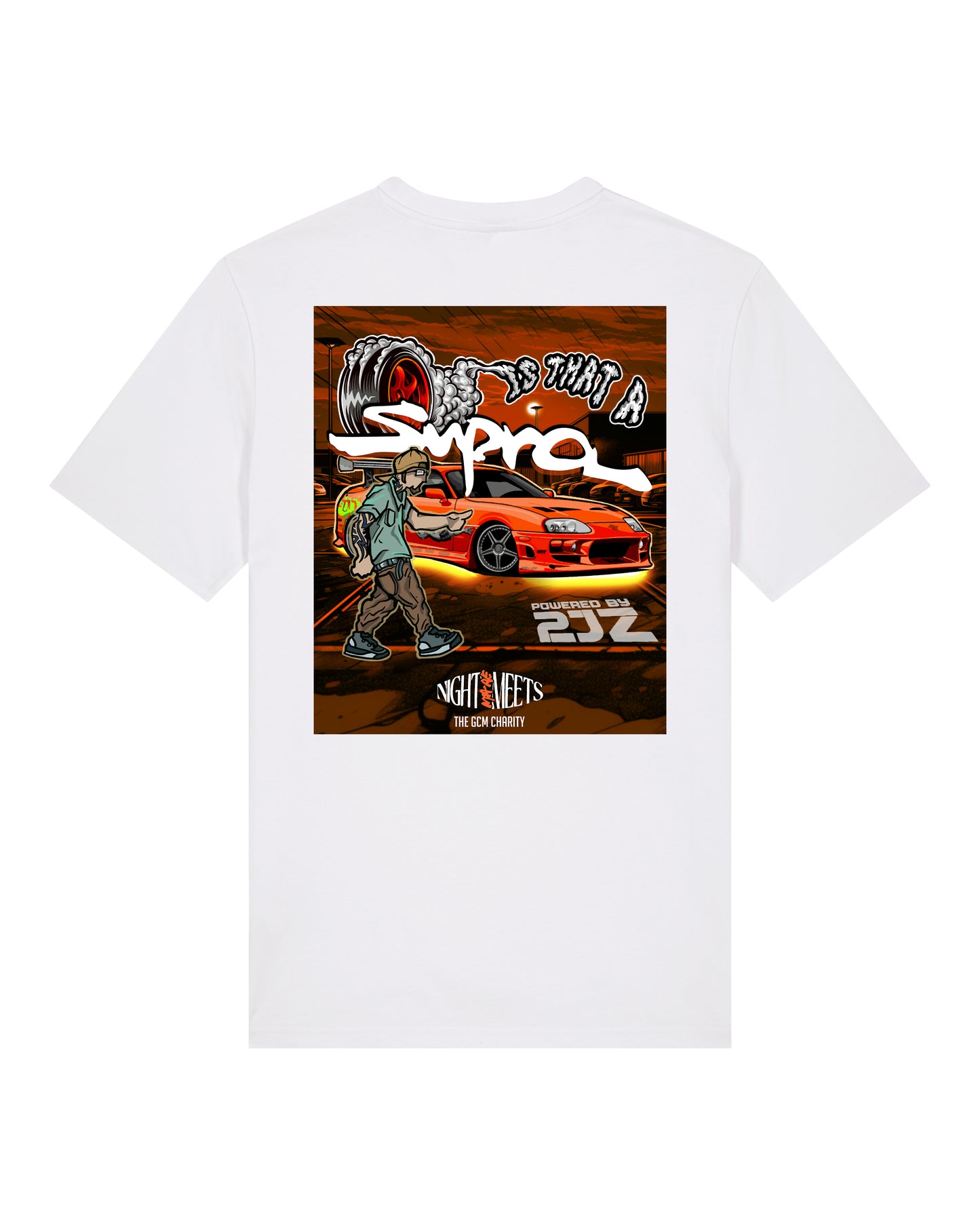 Nightmare Meets Supra T-Shirt White (SX701)