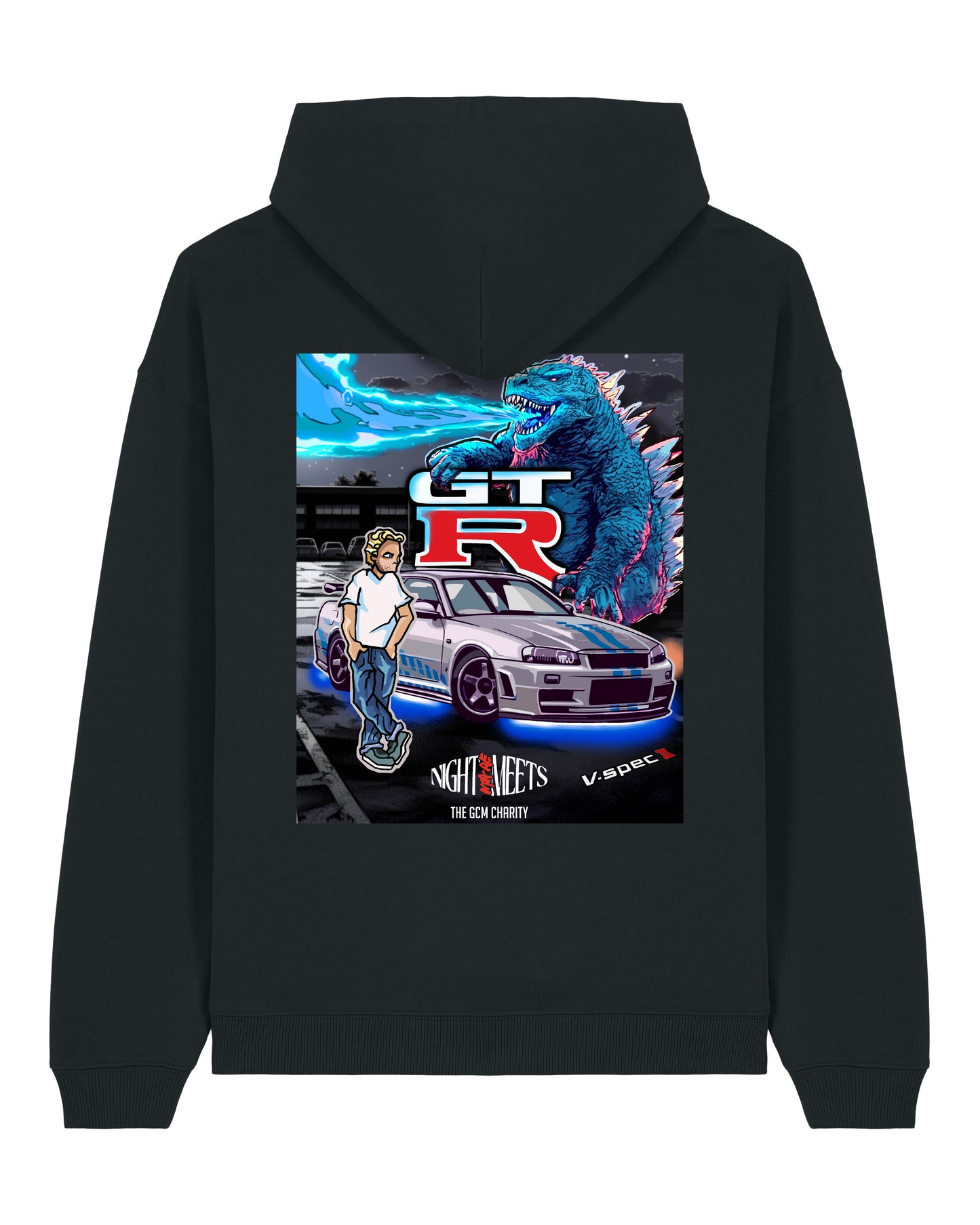 Nightmare Meets GTR Hoodie Black (SX707)