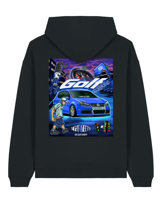 Nightmare Meets Golf Hoodie Black (SX707)