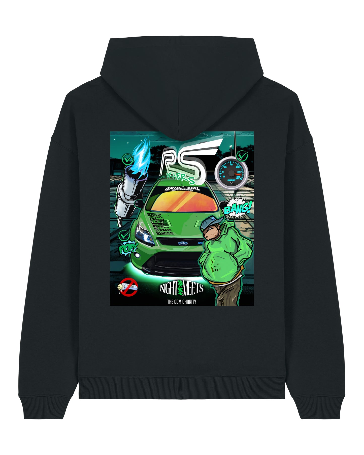 Nightmare Meets RS Hoodie Black (SX707)