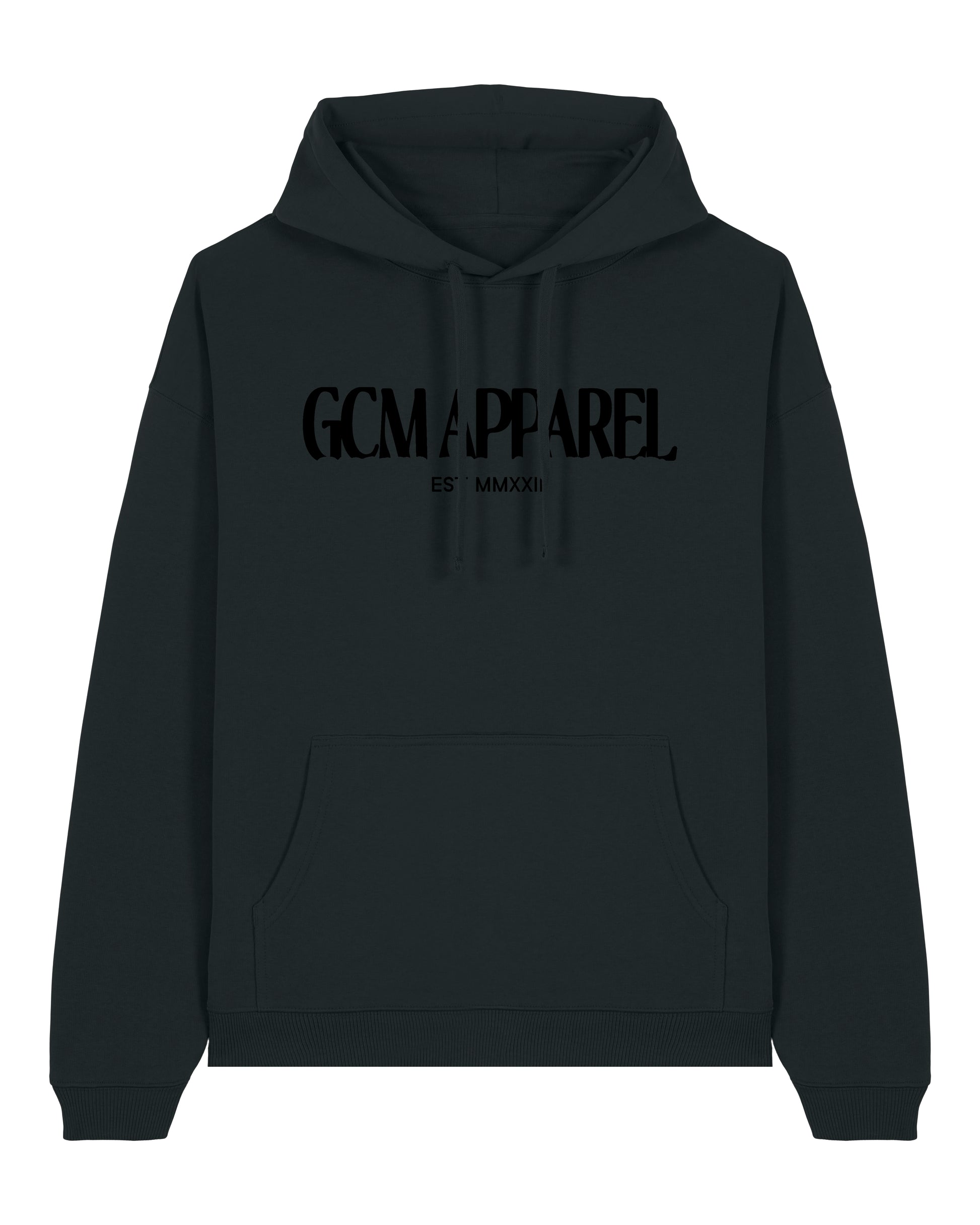 GCM Apparel Black on Black Hoodie