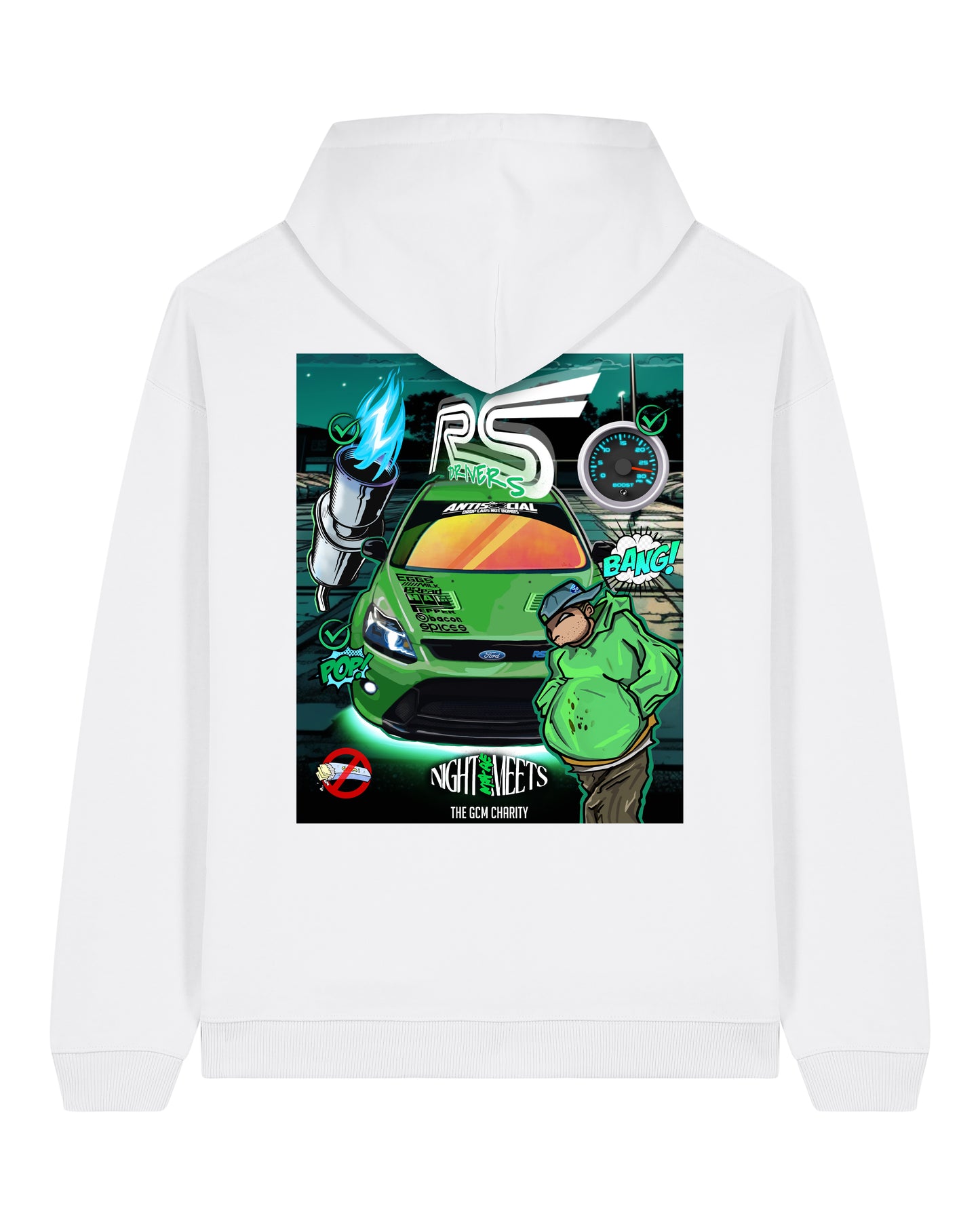 Nightmare Meets RS Hoodie White (SX707)